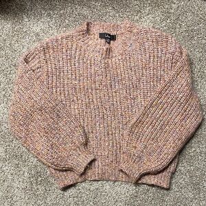 Lulu's women’s Multicolor Crewneck Sweater small